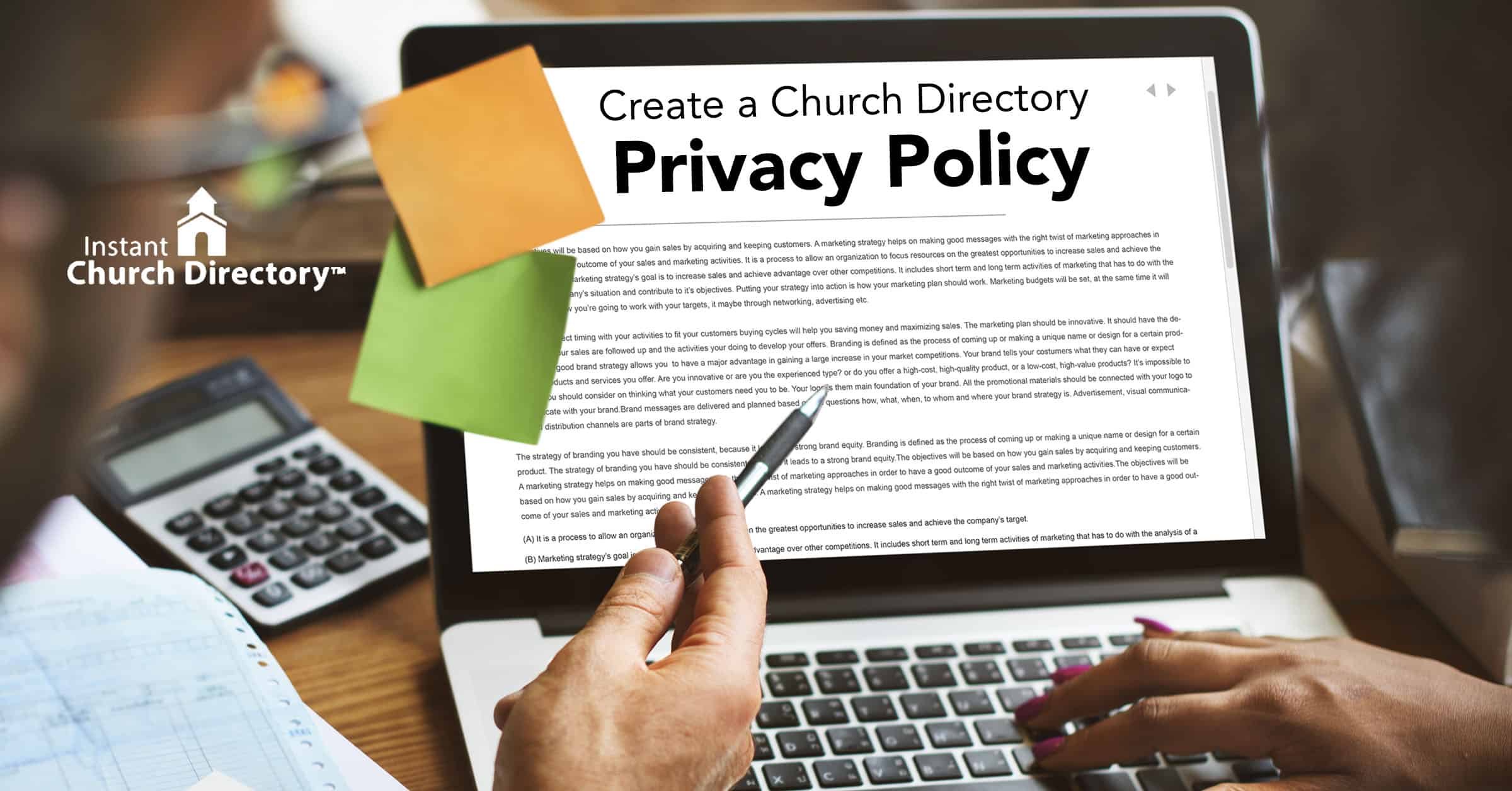 Instant-Church-Directory-Blog-Privacy-Policy-Ideas
