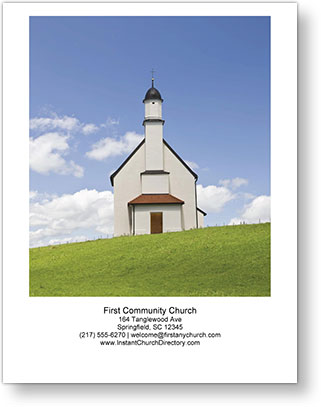 Instant Church Directory Cover Page
