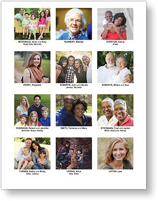Instant Church Directory Families Image