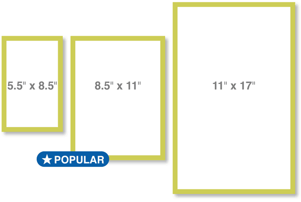 Advertise Your Church Directory Sample Paper Sizes