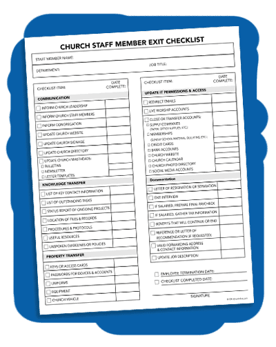 Sample checklist image