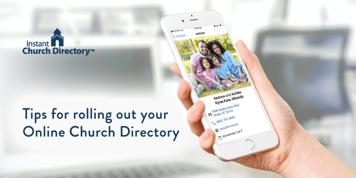 Instant Church Directory Sharing Options