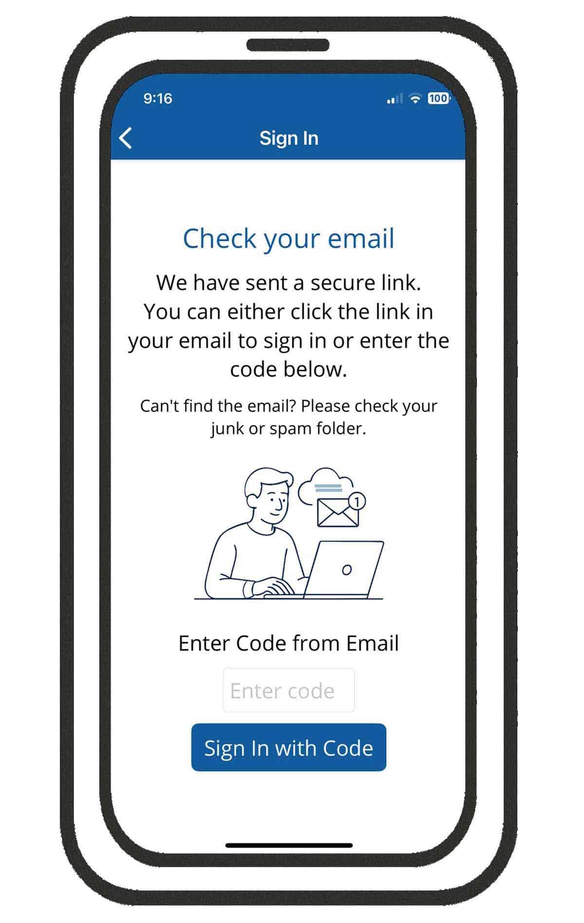 Mobile Device Secure Login Process