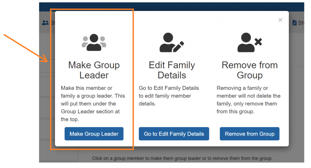 Make Group Leader Screenshot